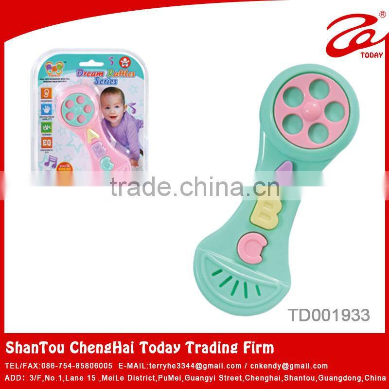 2015 New plastic baby rattle