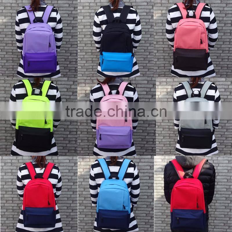 Factory direct wholesale brand Harajuku backpack canvas bag hit Korean maple leaf color for men and women students