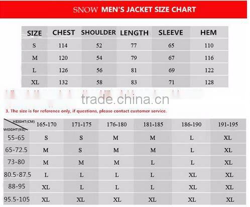 OEM snow jackets ski jacket bomber jacket Factory price
