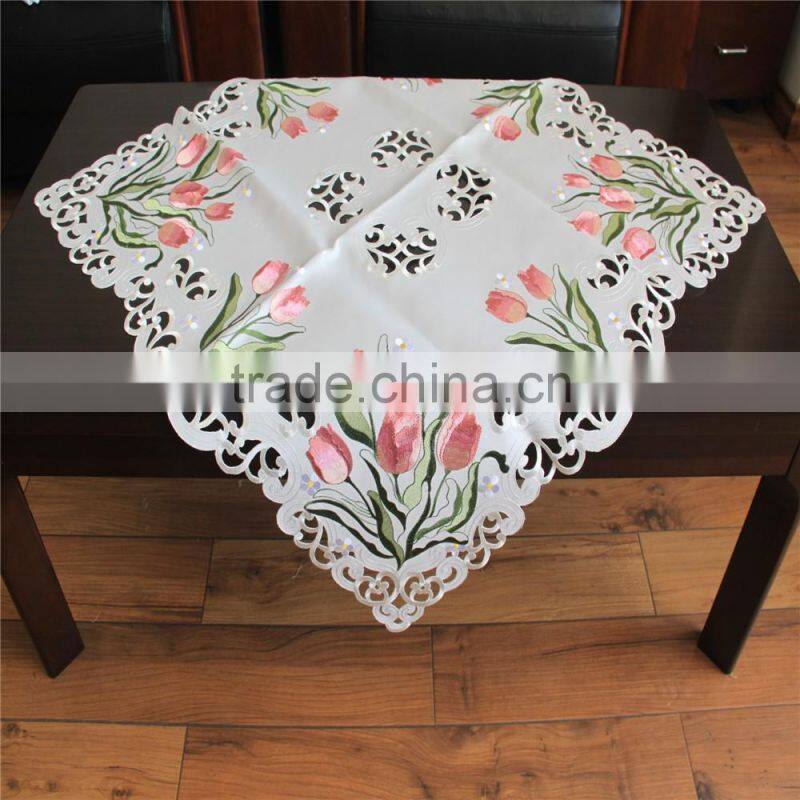 cutwork embroidery tablecloth