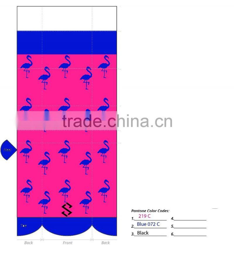 Cool Blue Stripes Custom Colorful Combed Cotton Dress Business Socks