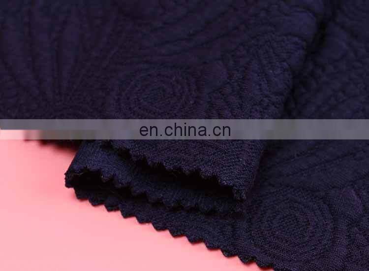China Textile Factory price multi-purpose dyed jacquard jersey knit elastic dress fabric