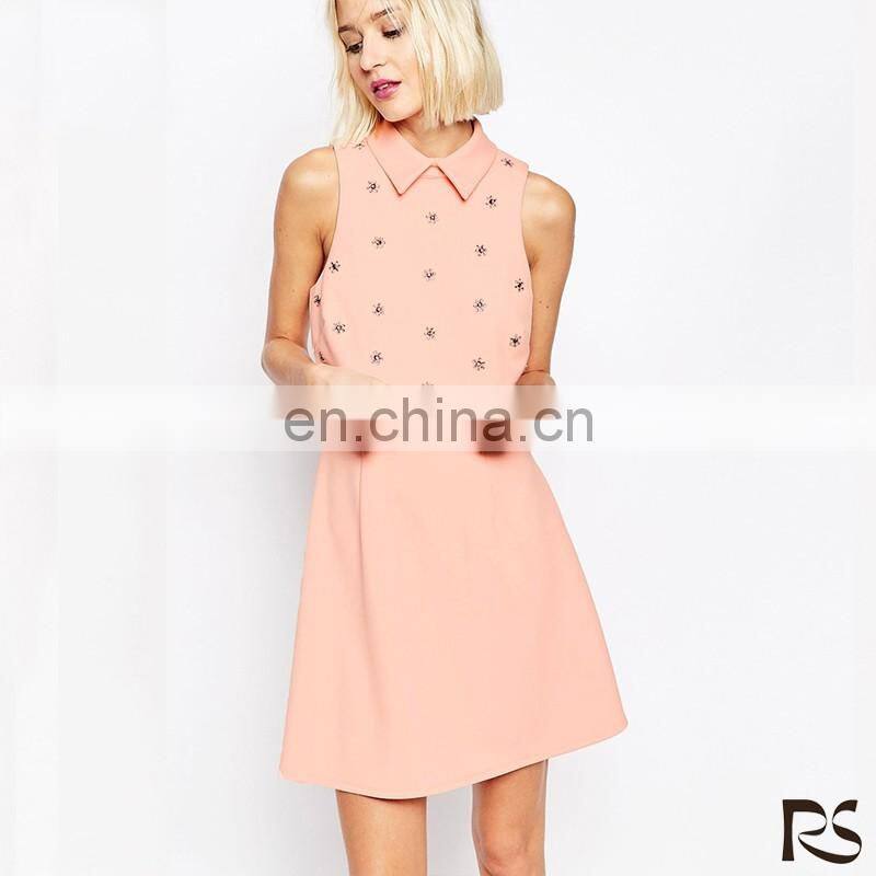 Dongguan factory wholesale women dresses for ladies sexy bodycon striped short dress