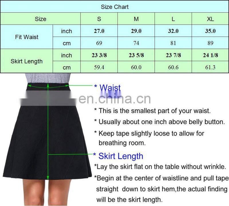 Grace Karin Women's Vintage Retro Pleated Red Cotton Summer Skirt 7 Patterns CL010401-7