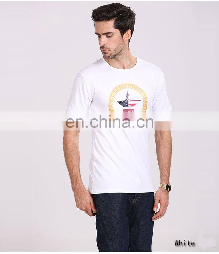 Wholesale summer short sleeve seamless cheap muscle fit printed men t shirt