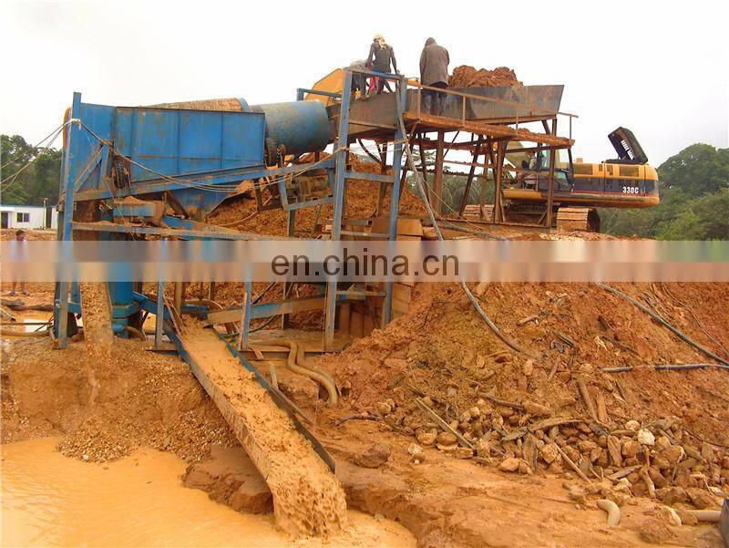 Heavy Duty Gold Mining Plant Equipment with Artificial Grass Carpet