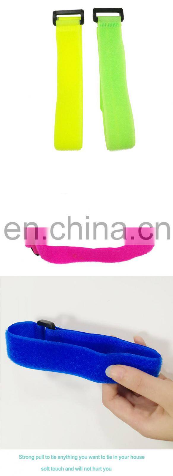 Professional manufactured nylon customized hook and loop straps