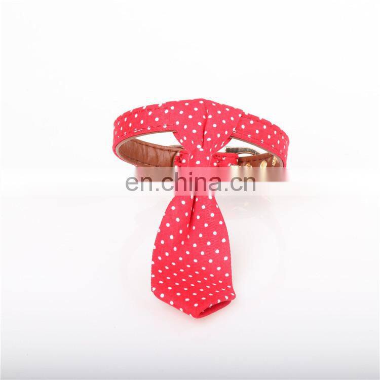 Pet gift products detachable wave point pet dog tie adorable grooming dog bow tie neckties