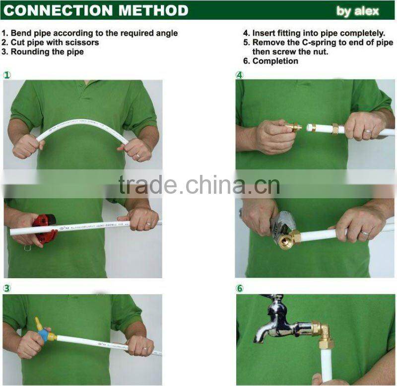 flexible hot water pipe 16mm pex al pex pipe for underfloor heating pipe