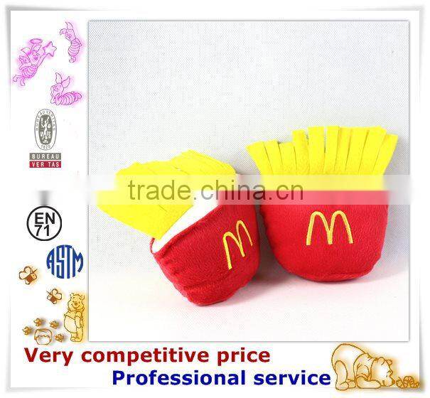 Factory Promotion Custom Made Plush Pet Products corn shape dog toy