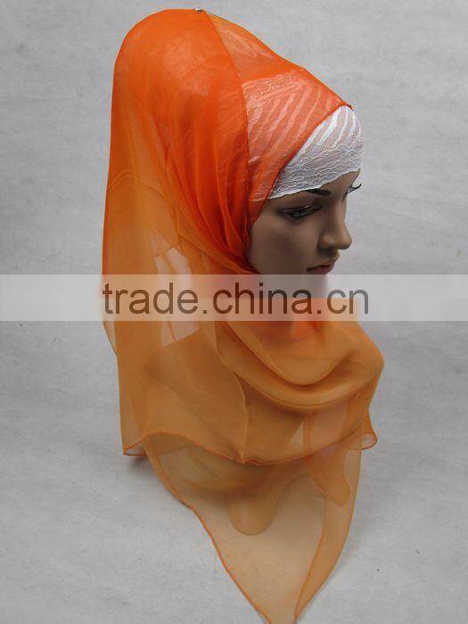 S587 printed silk Gradient newest islamic scarf