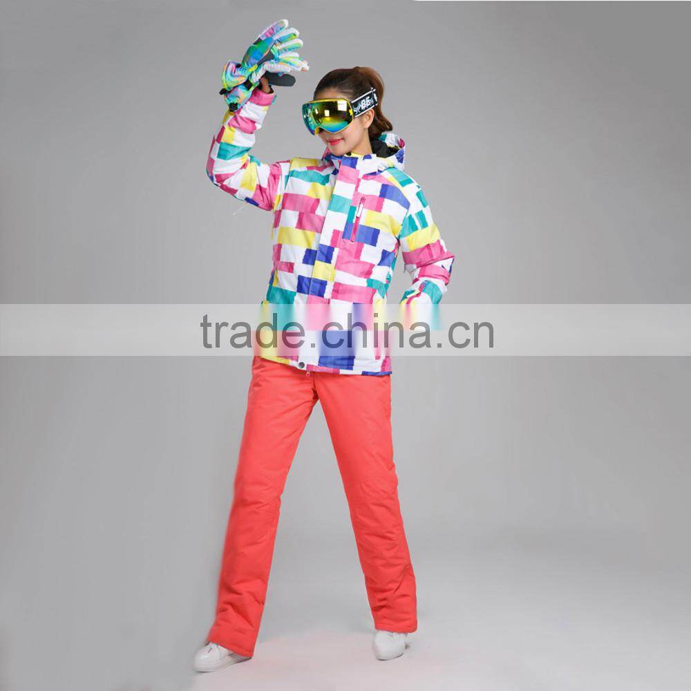waterproof warm colorful new design jacket for female for lady
