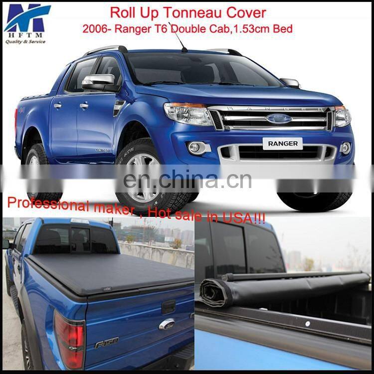 Folding tonneau cover for Ranger T6 Double Cab