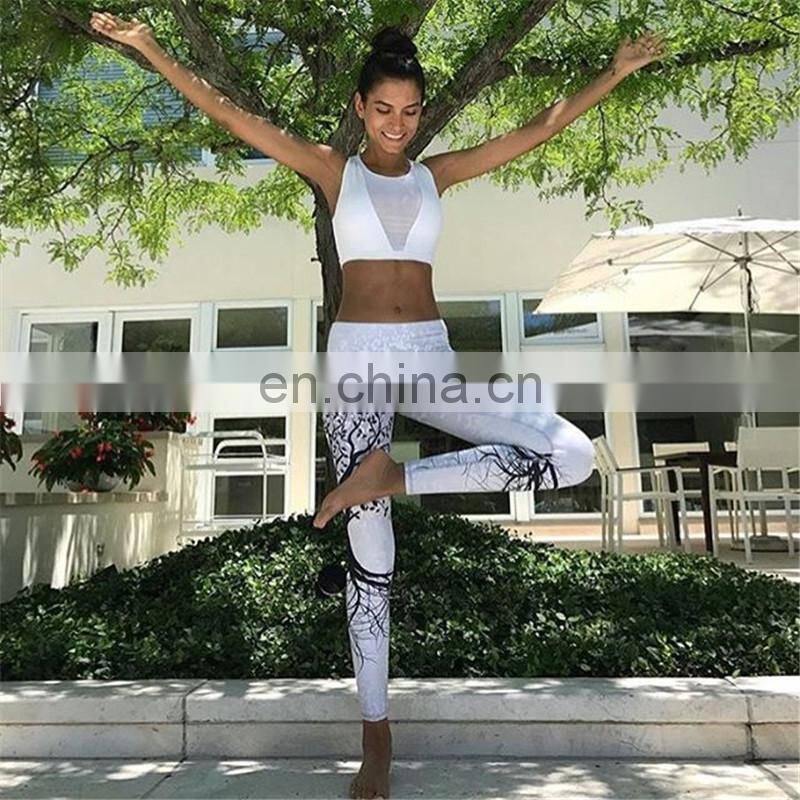 3D Printed Leggings Women Push Up High Waist Digital Tree Print Slim Polyester Harajuku Legging