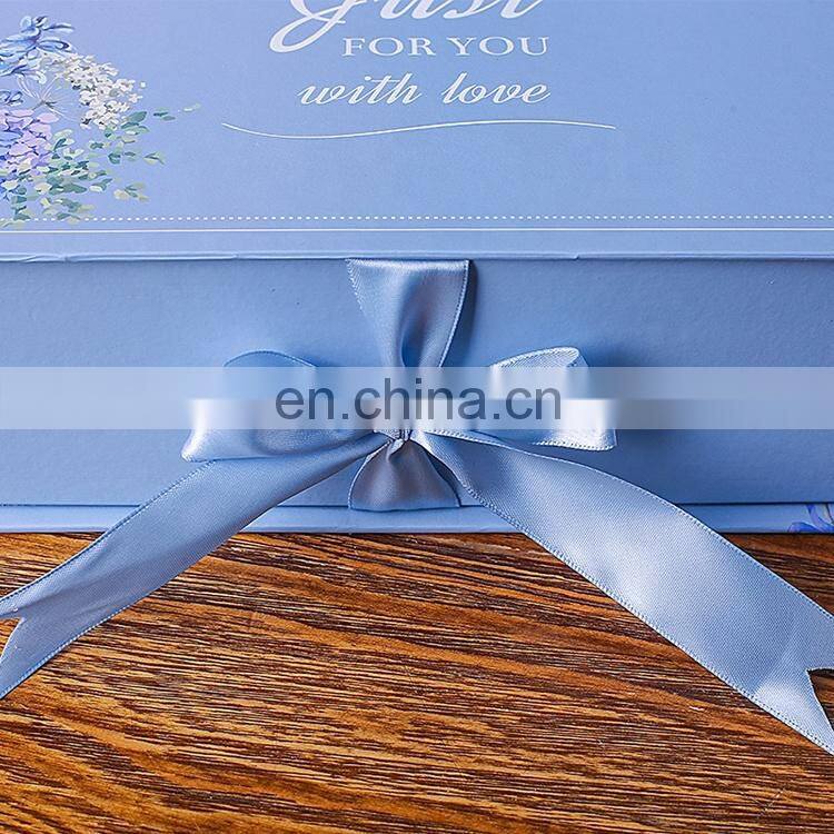 flower charm cosmetic gift printed wig big box packaging custom logo for lashes with window