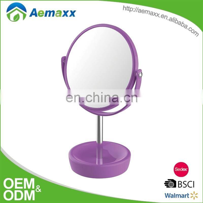 Classic style Plastic clear hotel bathroom mirror
