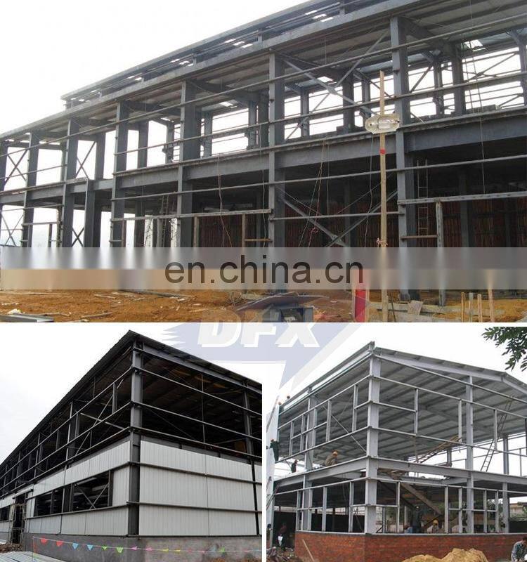 China Steel Structural Metal Frame Prefabricated Workshop Commercial Building