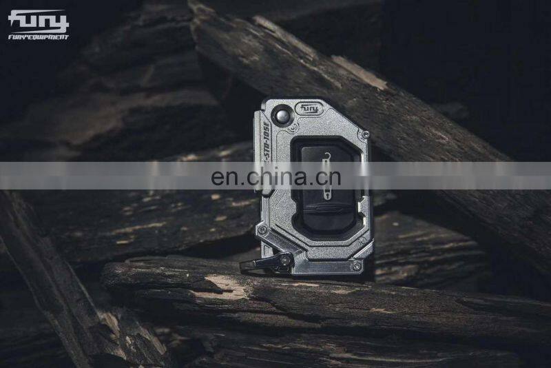 Offroad black Furyengraver key cover for Jeep Wrangler JL 4x4 manufacture aluminum accessories form Maiker