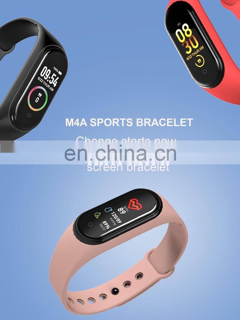 Smart Watch M4 Fashion Man Multi Functional Smartwatch Silicone Fitness Tracker smart watch band sport watch smart