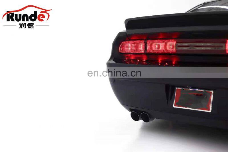 Runde Car Modification Challenger LB Style FRP Material Side Fender Flare Spoiler Wing Body Kit For Dodge Challenger