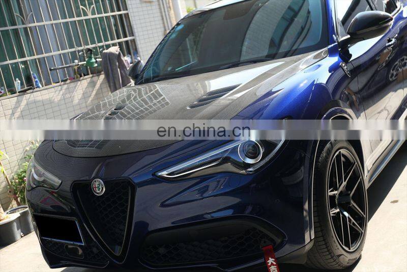 Runde Newest For Alfa Romeo Stelvio upgrade Four-Leaf Clover Front Bumper Kit