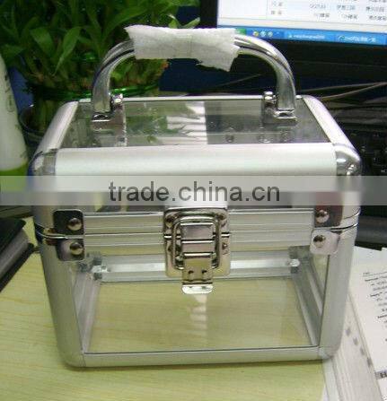 New design aluminum travel jewelry case