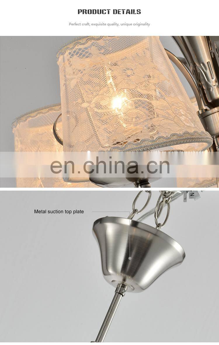 HUAYI European Modern Indoor Artistic Hanging Lights Chandelier E26 E27 Bedroom Living Room LED Pendant Light
