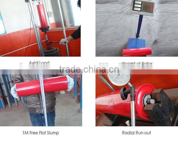 TD75 type return drop bracket for large slope conveyor belt