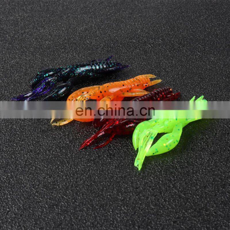 JOHNCOO Shrimp Soft Lure Fishing Bait Soft Bait Shrimp 4.5cm 2.1g Fishing Lures Fishing Baits