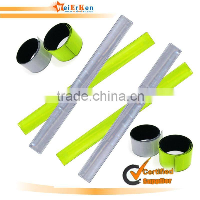 Promotional and EN71 PVC reflex slap band