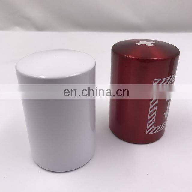 Custom Wholesale Beer Bottle Cap Catcher Metal Aluminum Automatic Bottle Opener