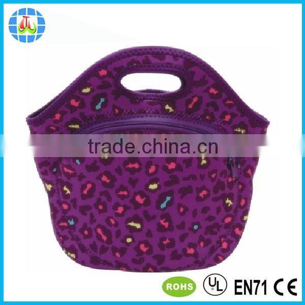 grid neoprene tote bag food container sleeve box carrier case