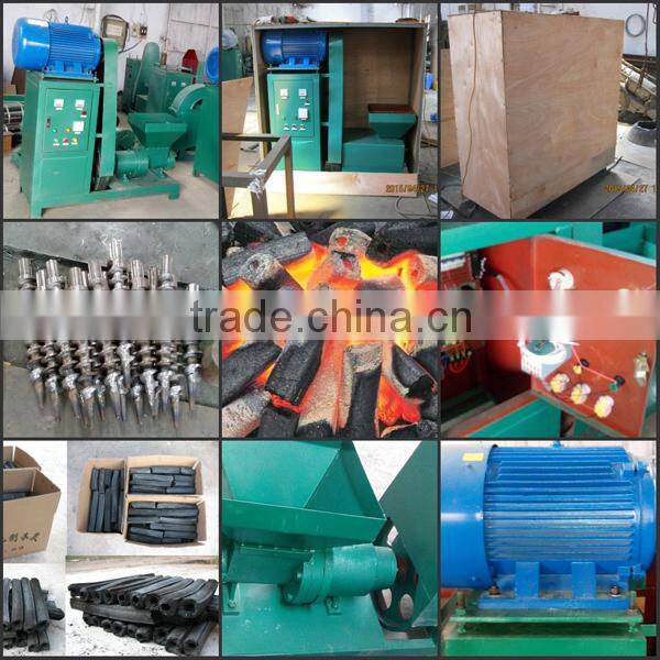 2015 Best selling perfect working performance and lowest price sawdust briquette machine