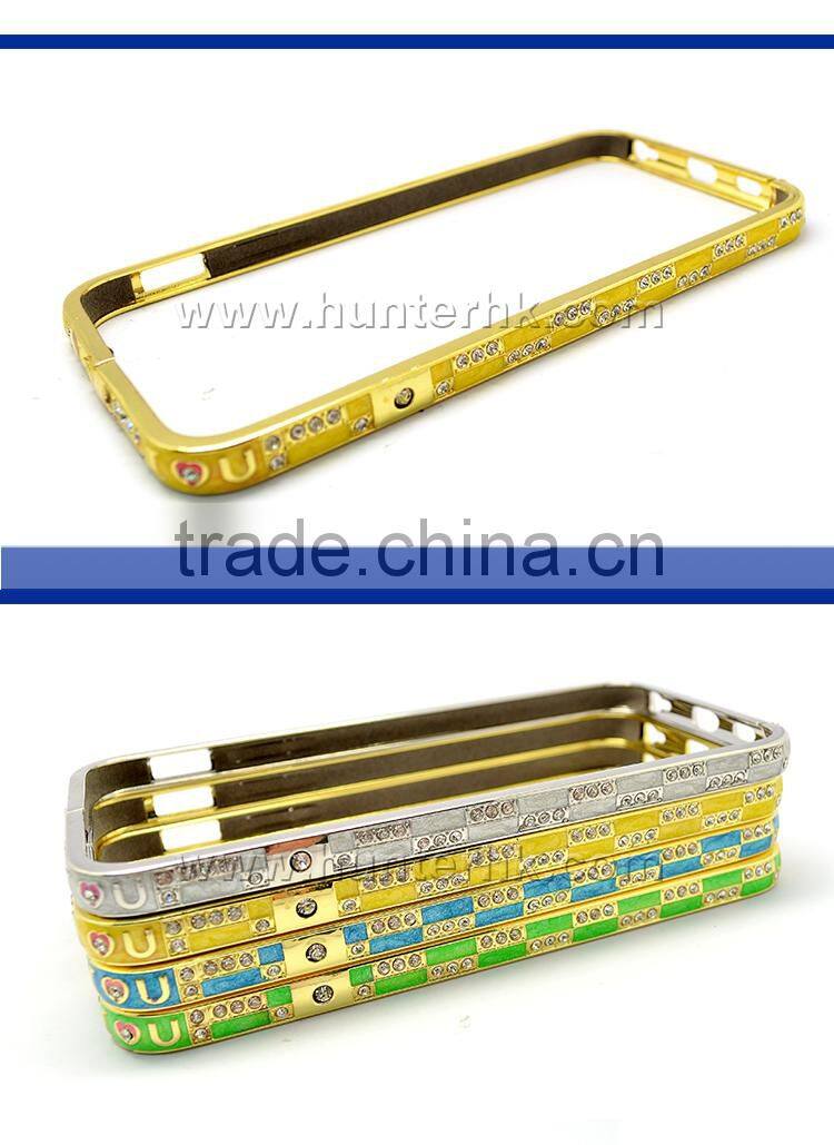 Beautiful Aluminum Bumper Diamond Case For iPhone6