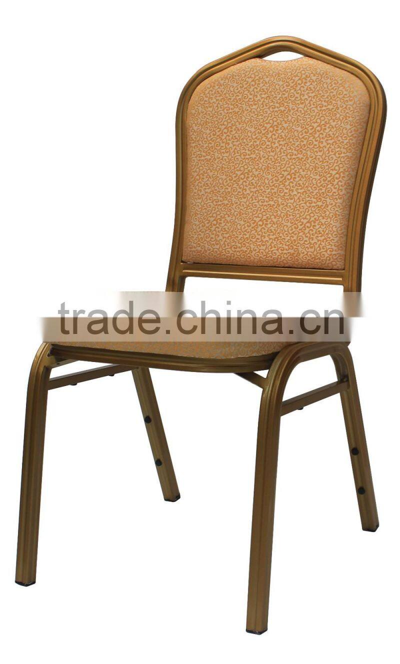Cheap Stacking hotel restaurant used price steel banquet chair