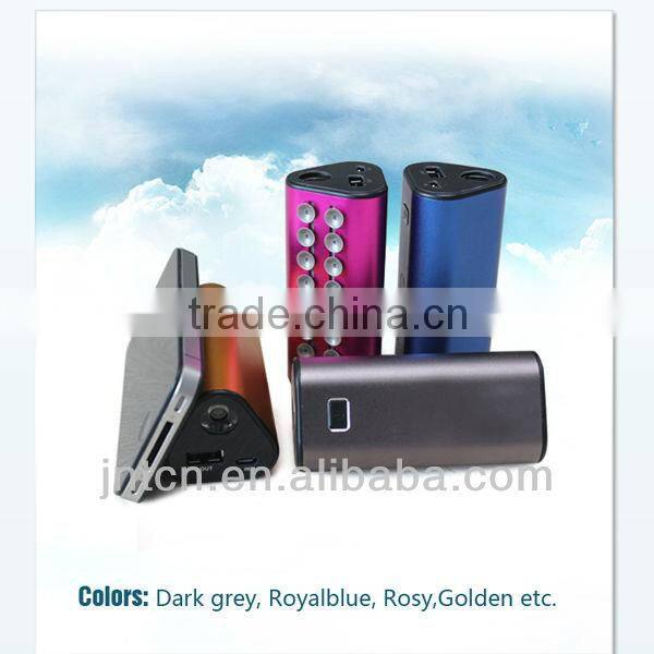 6000-8400mAh unique Trilateral+Cupula high capacity portable USB mobile phone charger power bank for Smartphones MP014