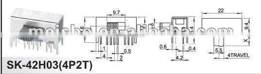 CCC 0.5a on off slide circuit breaker lock