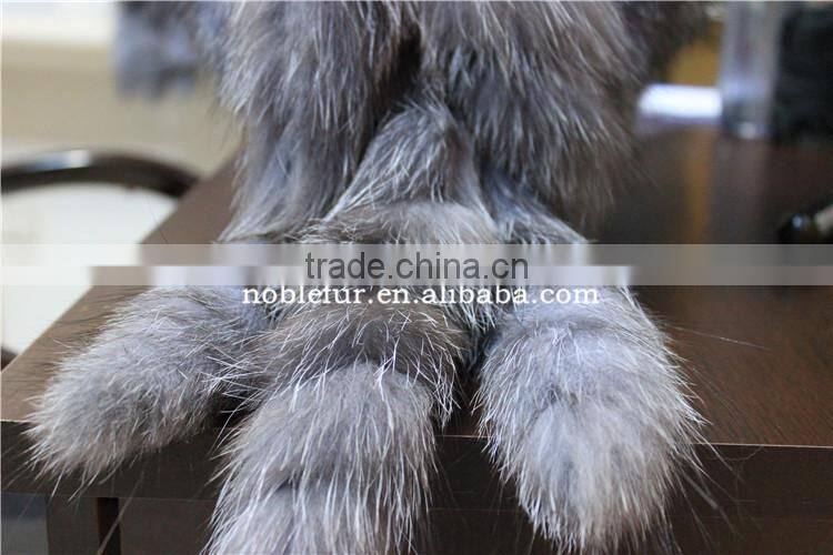 stylish silver fox Hats genuine leather Princess Headwear