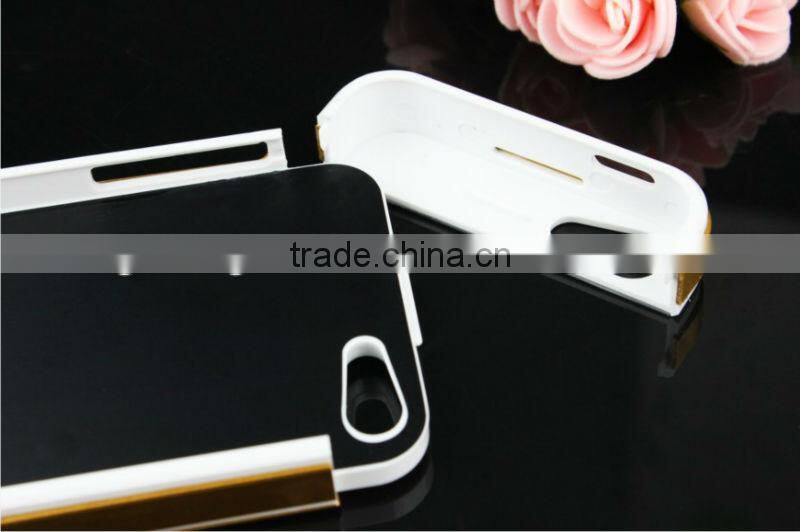 For IPhone5 Power Case ,Aluminum Flip Cover External Backup Battery Power Case for IPhone5 5s