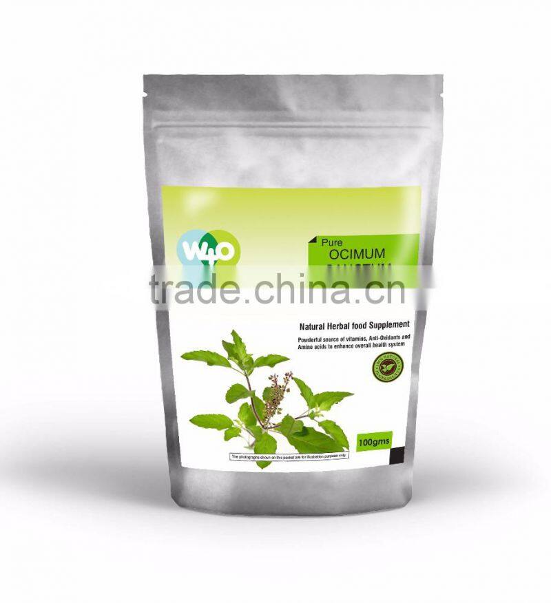 Grade One Quality Ocimum Sanctum (Tulsi) Powder Exporter