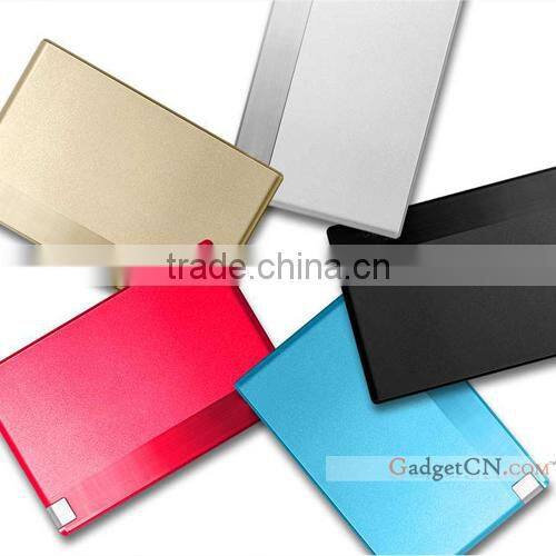 Newest Air Card 1350mah mini ultrathin Power Bank 4.8mm