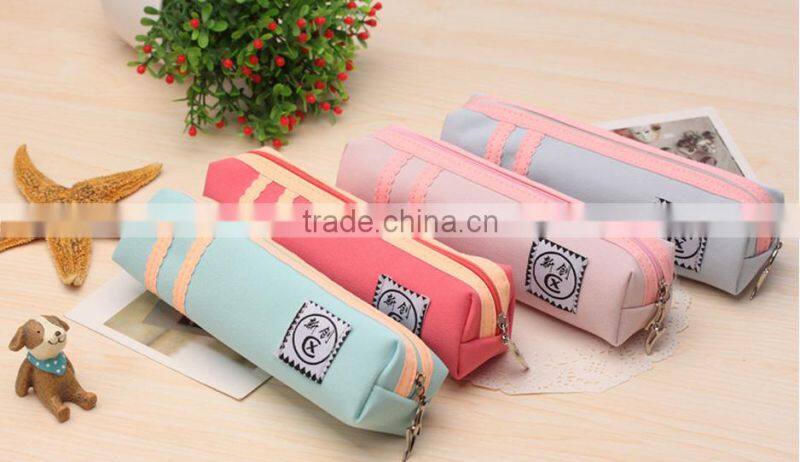 Wholesale new creative big capacity pencil storage bag beautiful cosmetic bag