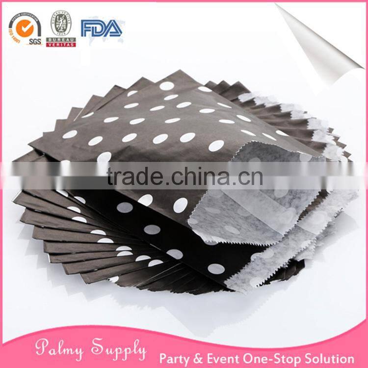 Chevron Porpcorn Kraft Paper Favor Bag