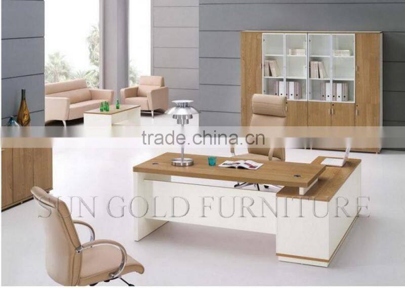 2015 New Office Desk Popular Manager Desk Hot Sales White Table (SZ-OD340)