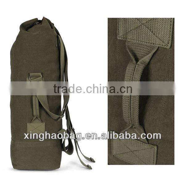 High quality large capacity cheap rucksack canvas drawstring rucksack wholesale