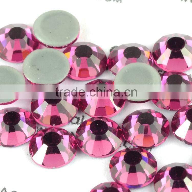 Hotfix rhinestone, 14 facets xilion rose cut Hot Fix strass stone crystal for wedding dress
