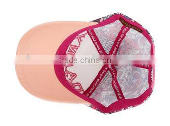 2015 hot sale girls sports cap, lady baseball cap,cap and hat