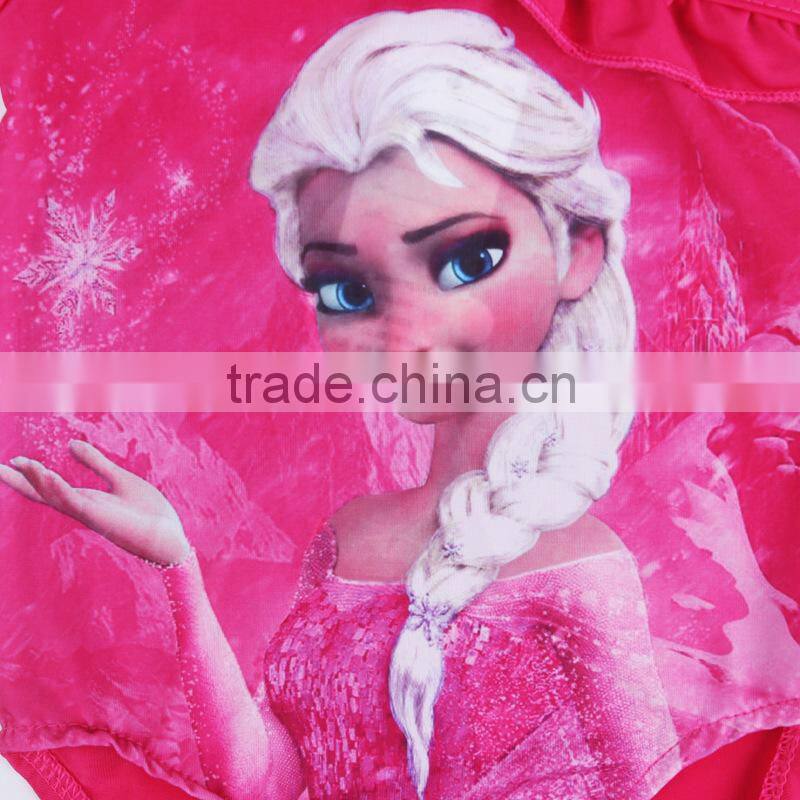 One Piece Elsa Princess 2015 Kids Girls Swimwear