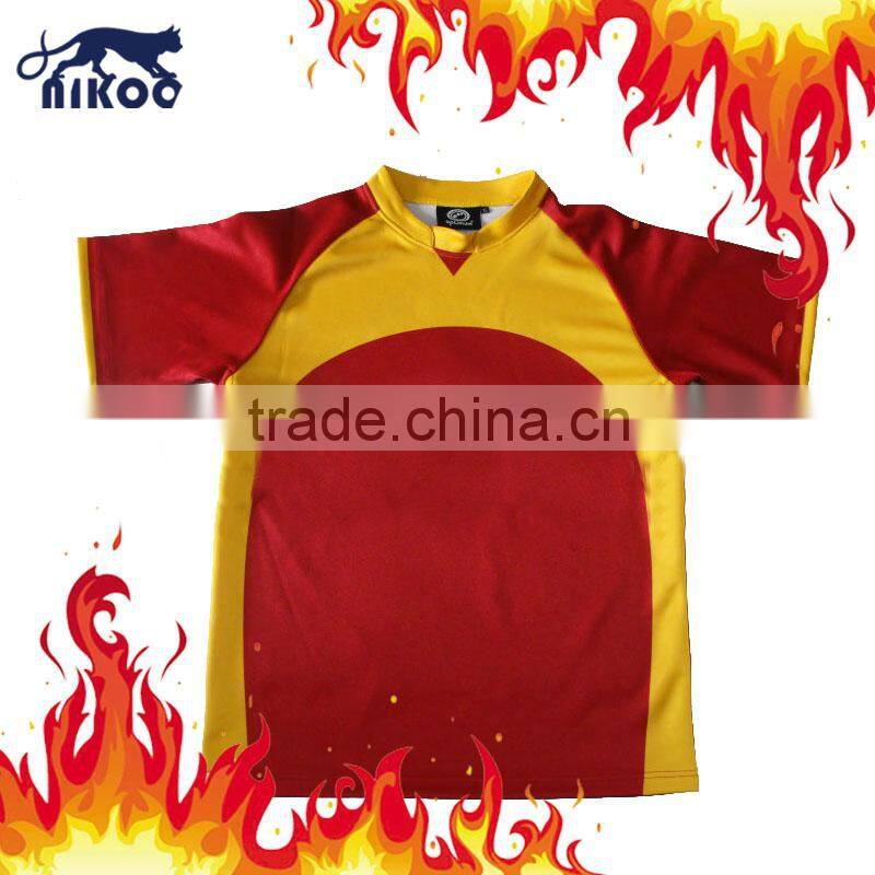 High tech custom made sublimated rugby top