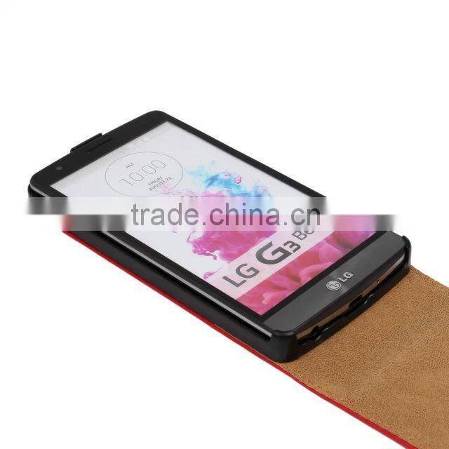 Wholesale Mobile phone case for LG G2,Flip Real leather case for LG G2